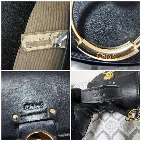 CHLOÉ Tess Shoulder Bag Black - Picture 7 of 11